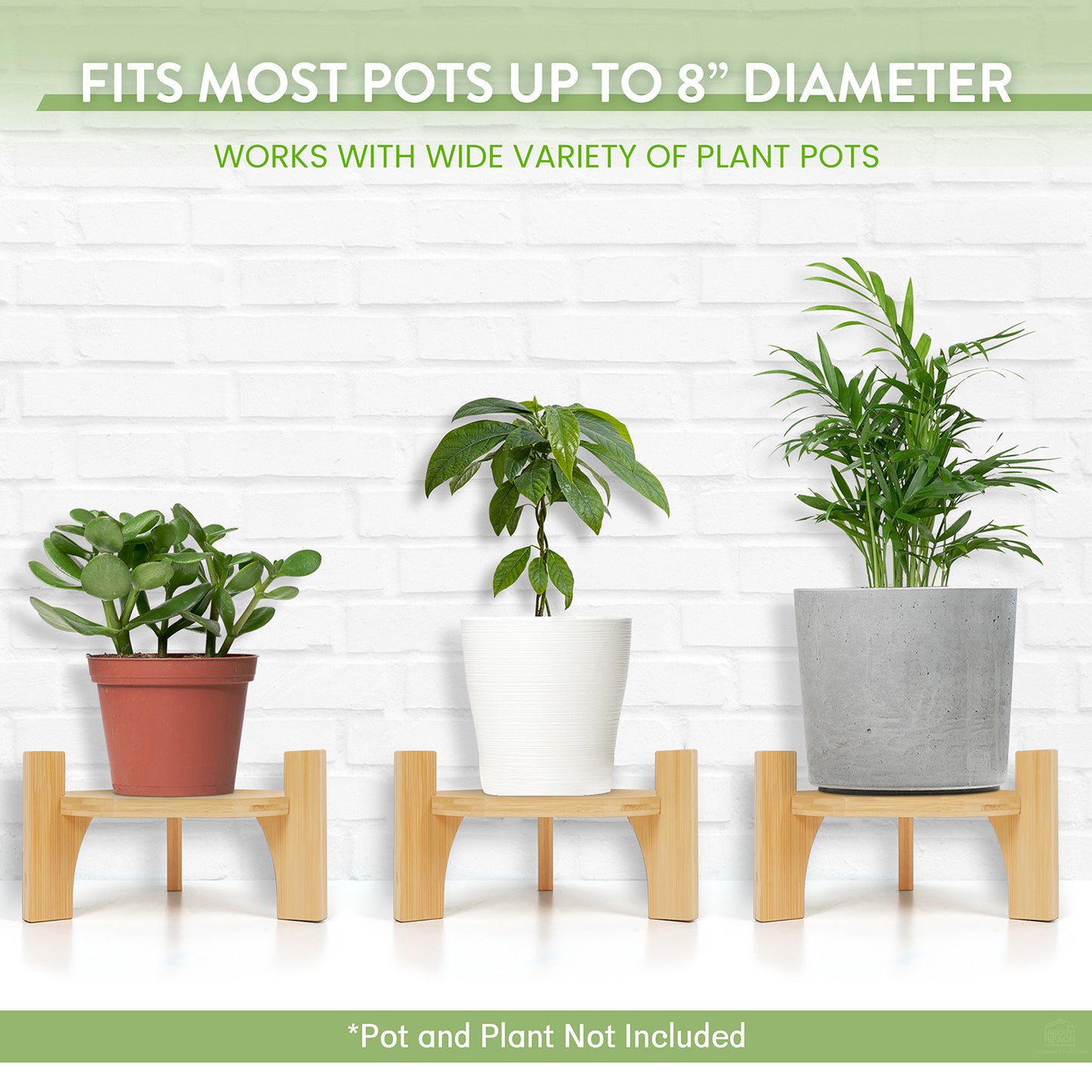 ABOUT SPACE Bamboo Stand - Juice Dispenser Stand Detachable Holds Upto 8 L (23 cm L x 22 cm B x 14 cm H)