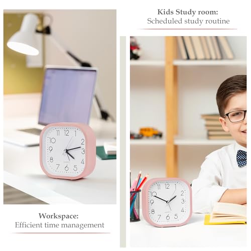 ABOUT SPACE Alarm clock - Analog Lightweight - Pink (Battery not Included)