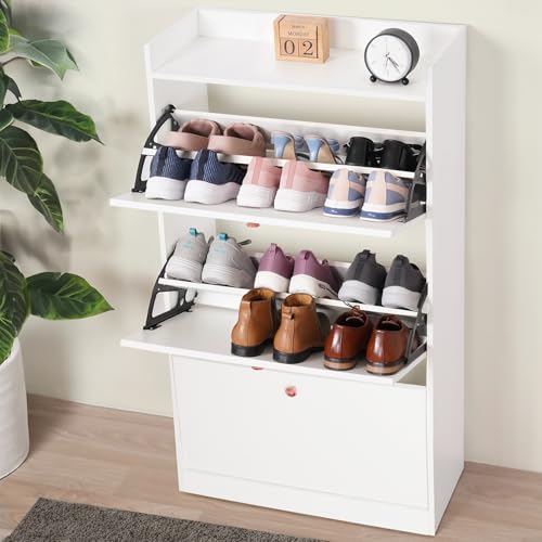 B0DG29LL7S ABOUT SPACE Shoe Rack for Home Ft Tier Tilt Out
