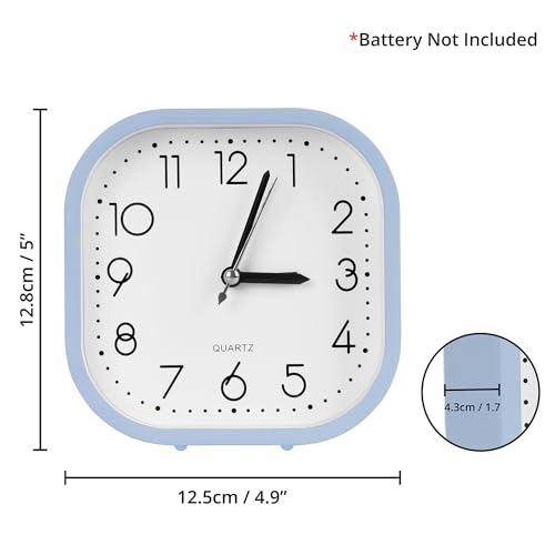 ABOUT SPACE Alarm clock - Analog Lightweight - Blue (Battery not Included)