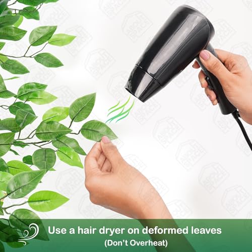 ABOUT SPACE 6 ft Artificial Ficus Tree Plant Decor with Pot & 1008 Leaves