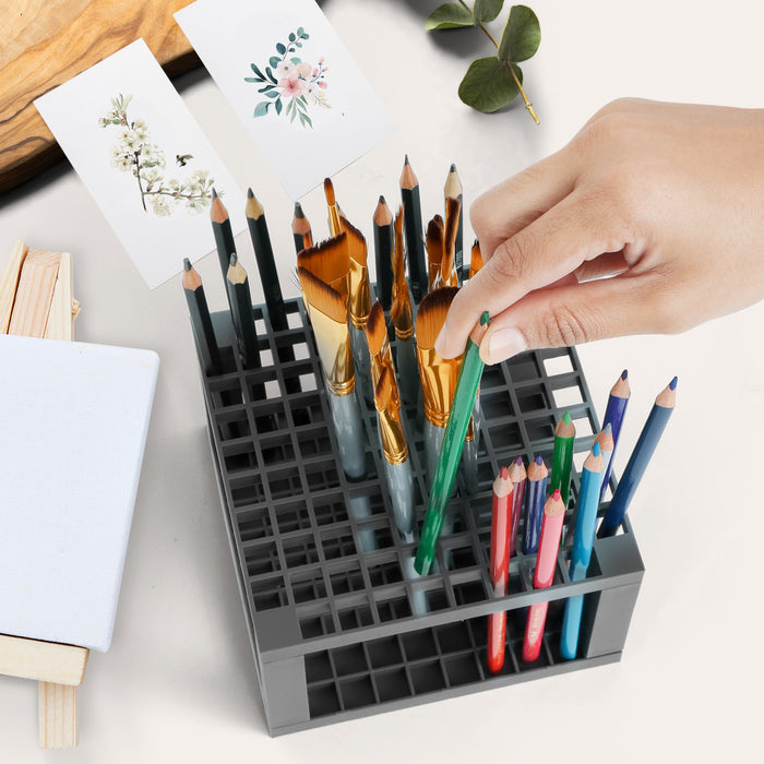 96 Slot Pen, Pencil & Brush Organizer