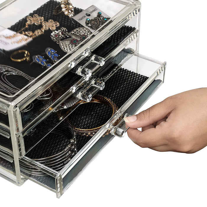 3-Tier Acrylic Jewellery Drawer