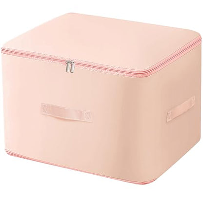 ABOUT SPACE Ultra Space Saving Self Compression Organizer - 144 L Vacuum Storage Bags - Packing Vaccine Bags for Clothes Airtight Reusable -Travel Essentials (Pink - XL -  L 54 x B 42 x H 62 cm)