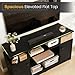 ABOUT SPACE TV Unit - Engineered Wooden TV Stand with Adjustable Shelf Storage Cabinet with Door for Console, Home Theatre, Books for Living Room - DIY Entertainment Unit for 32-50 Inch - Black