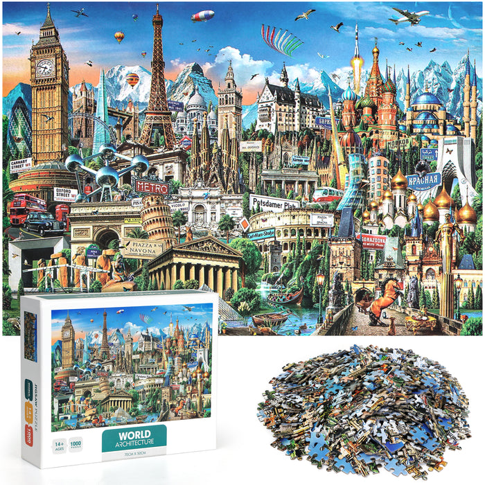 1000 Pc Complex Jigsaw Puzzles for Adults
