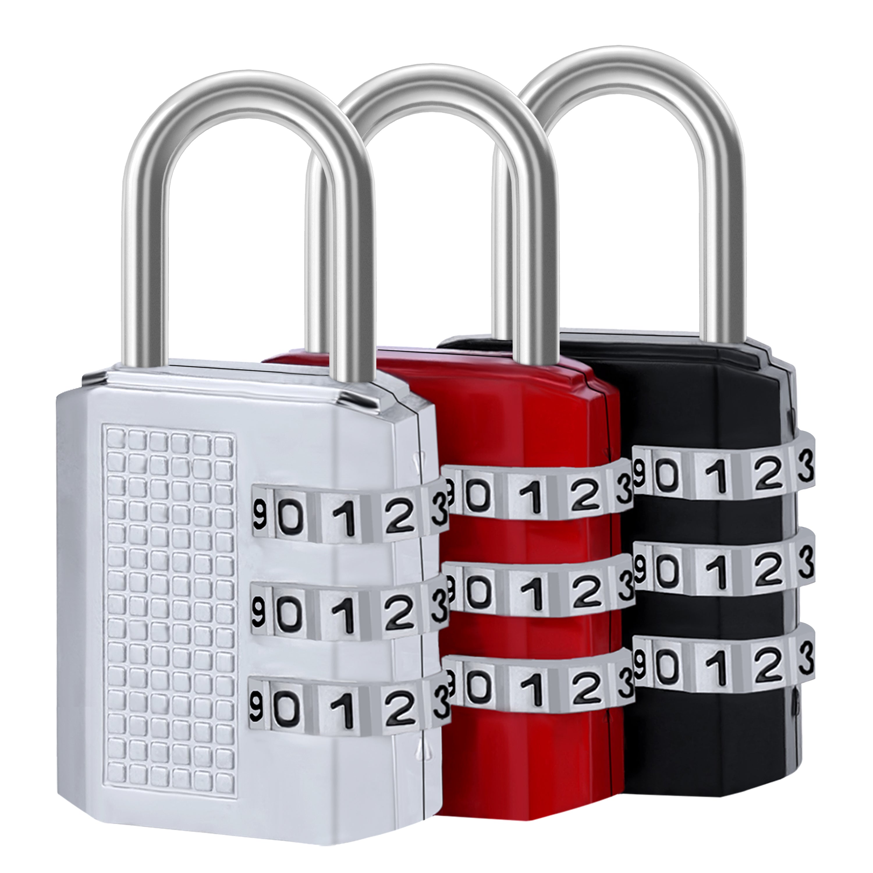 ABOUT SPACE Number Lock (3 Pack)- 3-Digit Number Combination (6 x 2.3c ...
