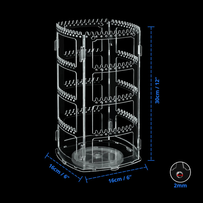 360 degree Rotating Acrylic Earring Display