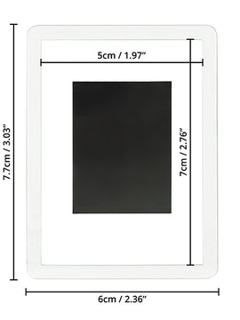 Mini Magnetic Fridge Photo Frames  (Pack of 12)