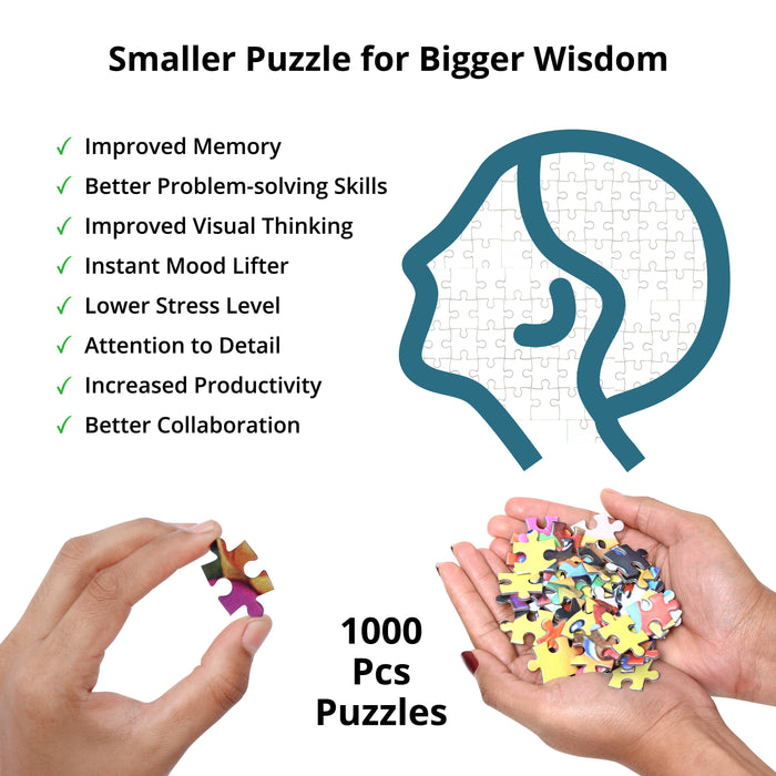 1000 Pc Complex Jigsaw Puzzles for Adults