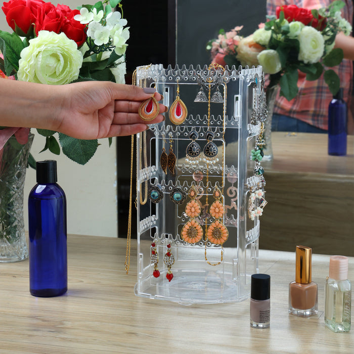 360 degree Rotating Acrylic Earring Display