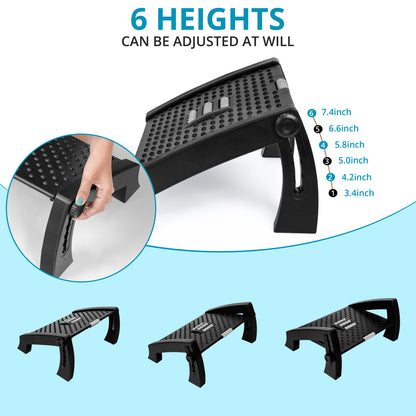 Under-Table Acupressure Foot Rest