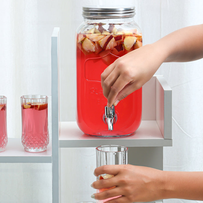 Glass Juice Dispenser with Tap (3.4 L)