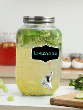 Glass Juice Dispenser with Tap (3.4 L)