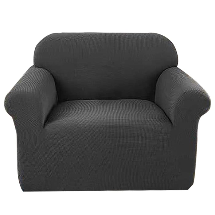 Simple Grey Super Stretchy Sofa Cover