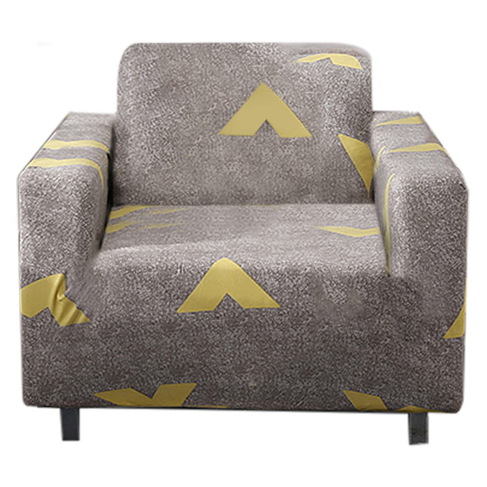 Grey Arrow Super Stretchy Sofa Cover