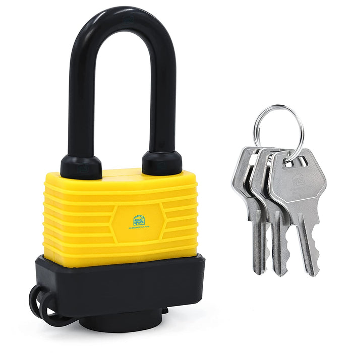 ABOUT SPACE Plastic Pad Lock - 185g Security Padlock with Dustproof & Waterproof