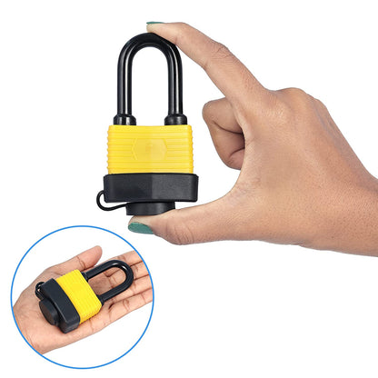 ABOUT SPACE Plastic Pad Lock - 185g Security Padlock with Dustproof & Waterproof