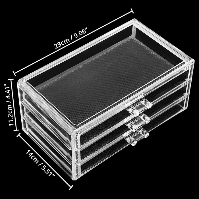 3-Tier Acrylic Jewellery Drawer
