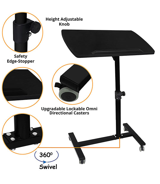 Tyche Portable & Adjustable Laptop Table