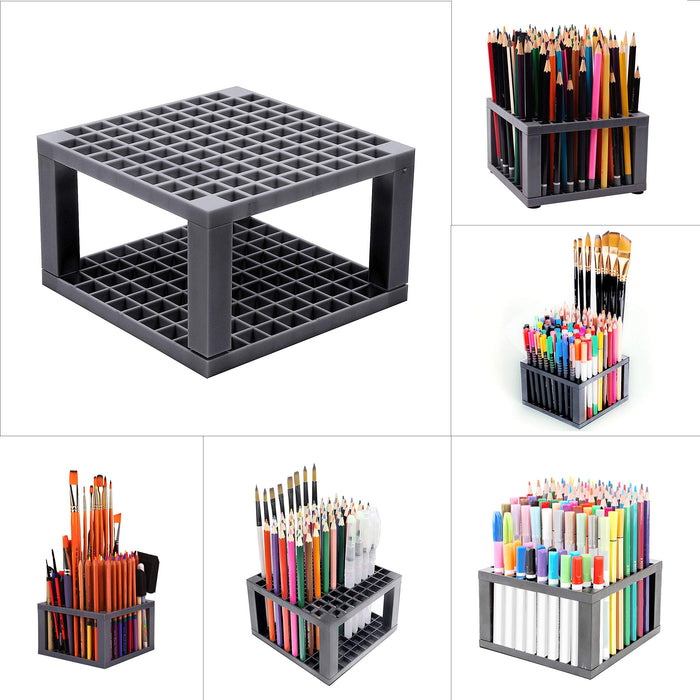 96 Slot Pen, Pencil & Brush Organizer