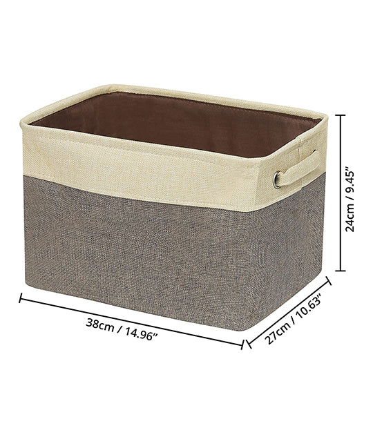 Collapsible Fabric Storage Baskets(Pack of 3)